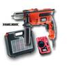 Impact Drill 710W with Drill, Detector and Case Black&Decker