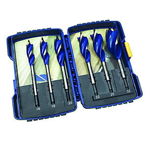 Irwin Blue Groove Wood Boring Bit Pack 6